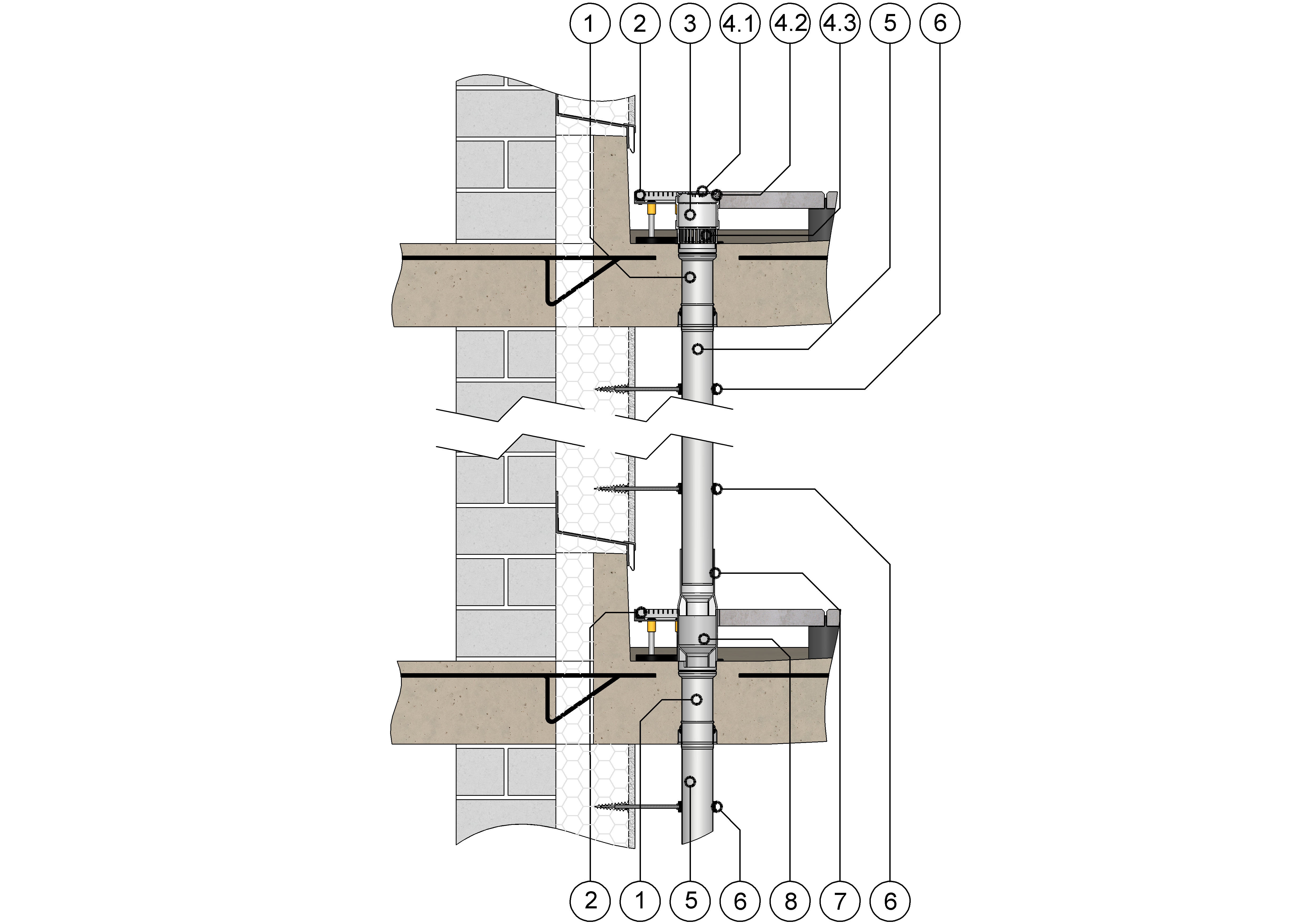 SitaConcrete для линейного водостока с балконов